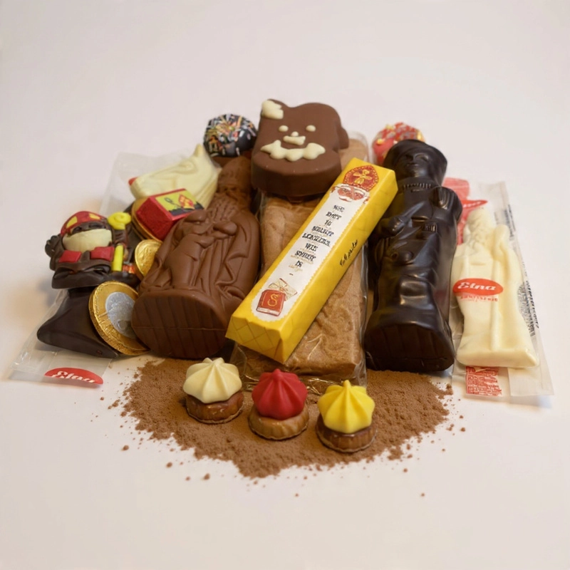 Bord gevuld met lekkers van de sint van Praliboetiek