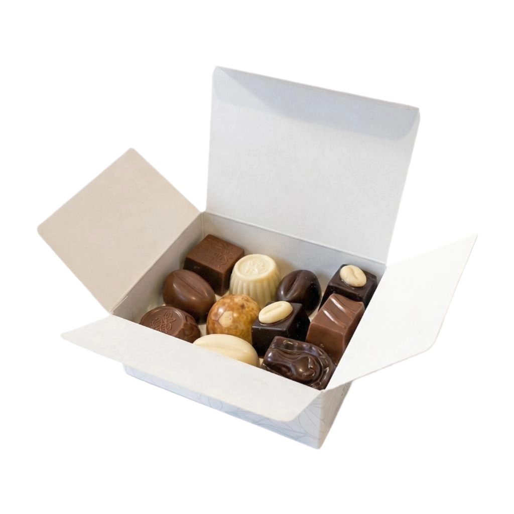 Suikervrije Pralibel pralines als attent cadeau