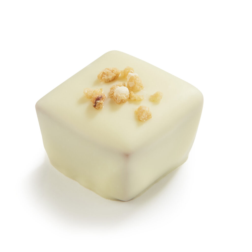 Mini praline met volle praliné en lichte crunch van brésilienne