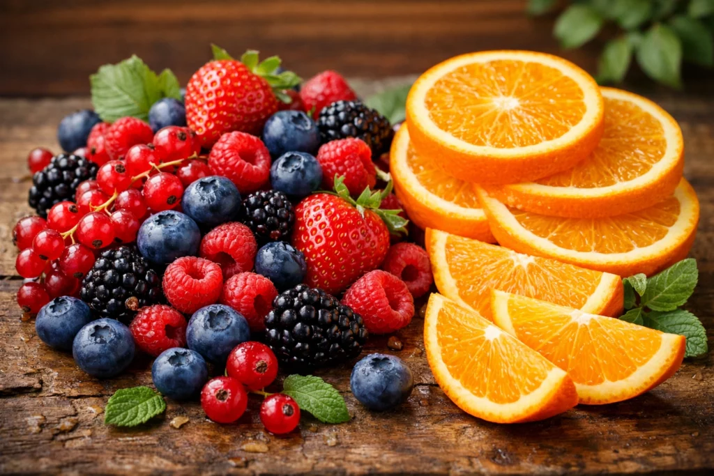 Fruitige paaseitjes met bosvruchten en sinaasappel van Pralibel